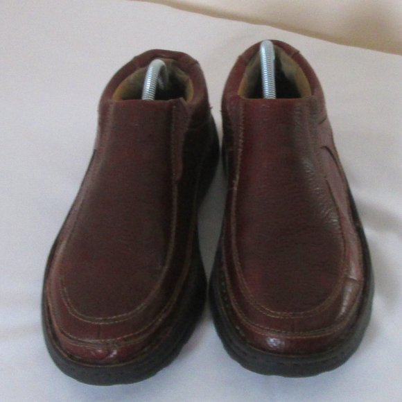 Drew Mens Bexley II Brown Leather Slip on Shoes Size 12 Lightwieght Used… - Picture 2 of 8